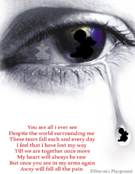 A teary eye. Text reads: You are all i ever see Despite the world surrounding me These tears fall each and every day I feel that i have lost my way Till we are together once more My heart will always be raw But once you are in my arms again Away will fall all the pain @Heavens Playground