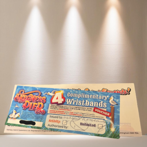 LOT 109 - Skegness Pier 4 Wristbands