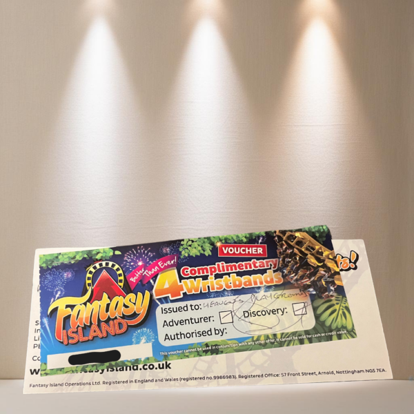 LOT 110 - 4 Fantasy Island Wristbands