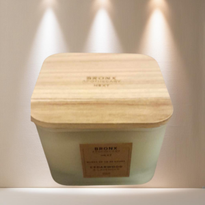 LOT 116 - NEXT White Bronx Cedarwood and Lavender 3 Wick Fragranced Candle
