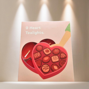 9 Heart Tealights