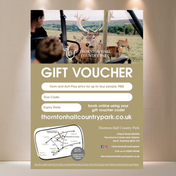 LOT 201 - Thornton Hall Country Park, Farm & Soft Play entry for up to 4