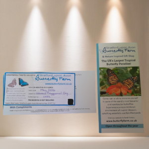 LOT 204 - Stratford Butterfly Farm for 4 (2 Adults & 2 Children)