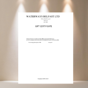 LOT 259 - Waterways Belfast Ltd - Pass for 4 for a 90 minute boat ride
