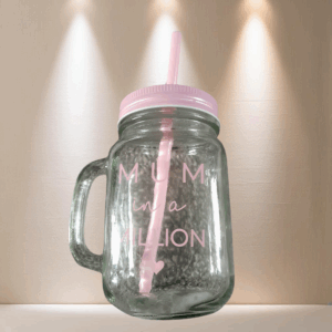 LOT 276 - Mason Jar with Straw