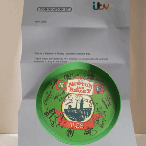 LOT 323 - Newton & Ridley SIGNED Bar Tray