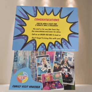 LOT 324 - Riverside Hub Family Visit Voucher (2 Adult & 2 Children)