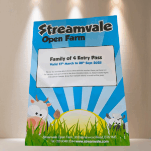LOT 363 - Streamvale Farm Family of 4 Entry Pass