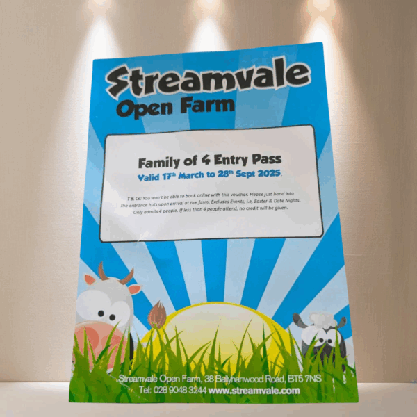 LOT 363 - Streamvale Farm Family of 4 Entry Pass
