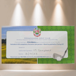 LOT 364 - 1 Game of FOURBALL (4 Players), Donaghadee Golf Club