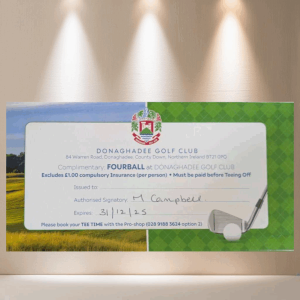 LOT 364 - 1 Game of FOURBALL (4 Players), Donaghadee Golf Club