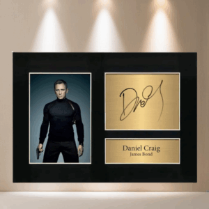 LOT 381 - Zulu Image Daniel Craig James Bond 007 Signed Print