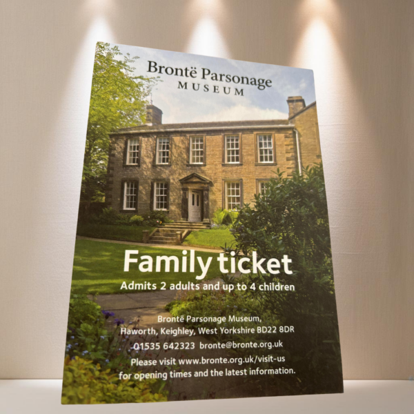 LOT 78 - Bronte Parsonage Museum, for 2 adults and up to 4 children