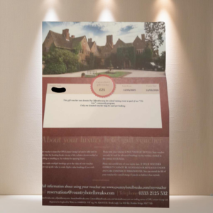 LOT 91 - £25 Off-Peak Luxury Voucher