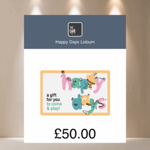 LOT 402 - £50 Voucher for Happy Days, Lisburn