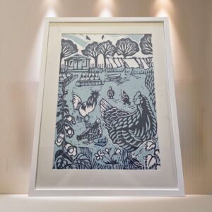 LOT 426 - Lino Print - My Garden (Joanna Martin)